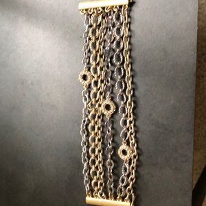 Silver and gold loft bracket